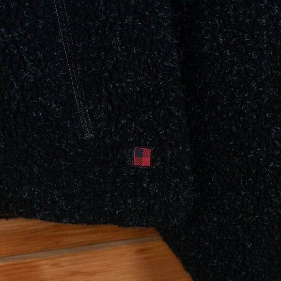 Woolrich High Point Deep Pile Fleece Jacket in Onyx Heather- Men's XL - Picture 4 of 6